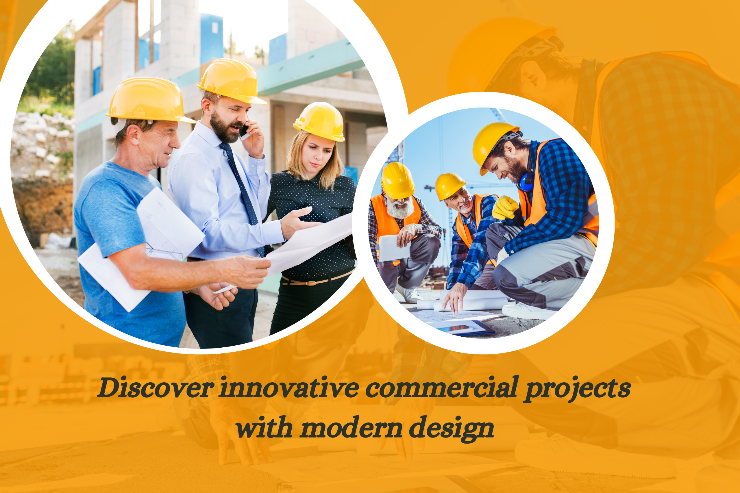 Discover innovative commercial projects with modern Design.